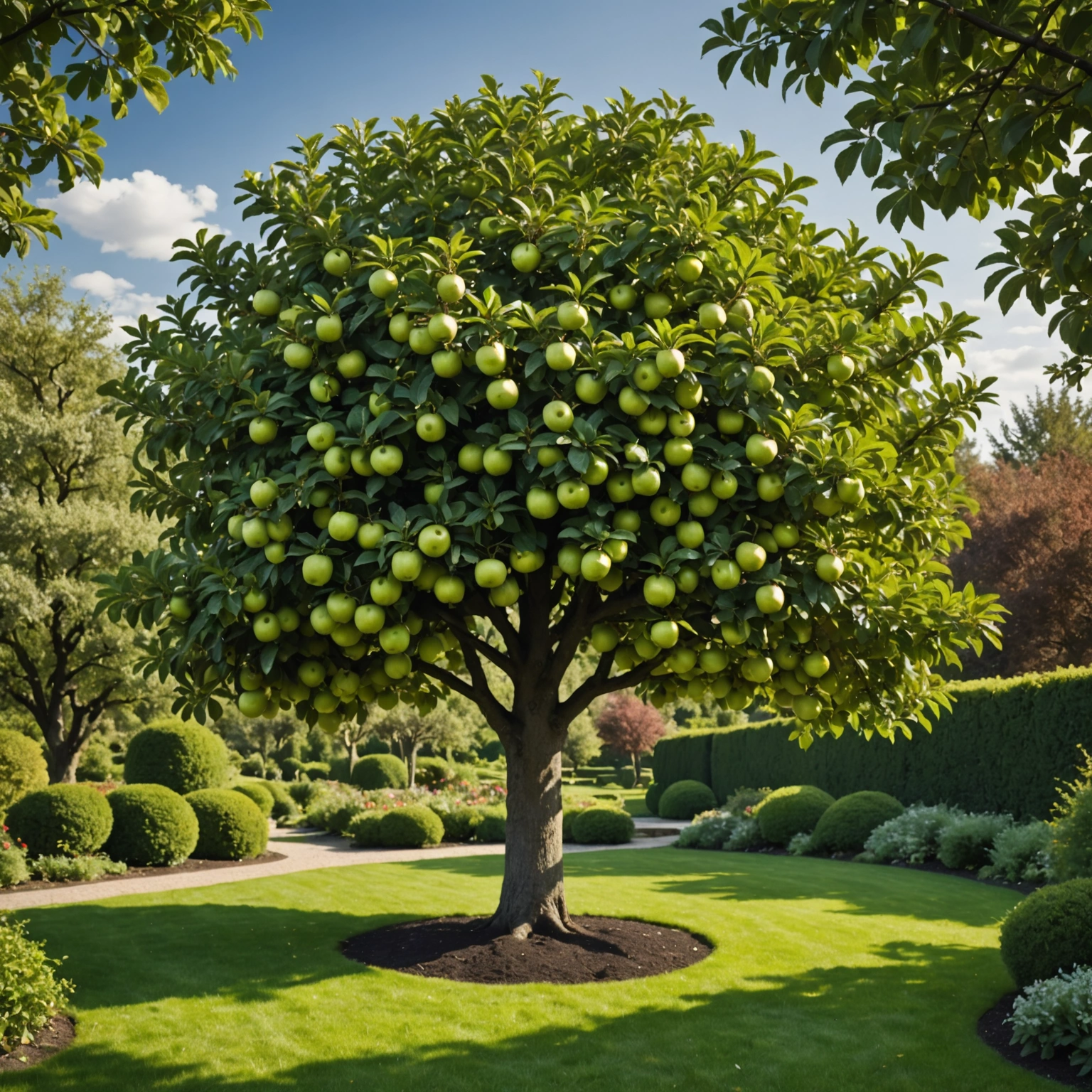 Сад вашей мечты: как яблоня "Черный бриллиант" может стать главным украшением вашего участка
