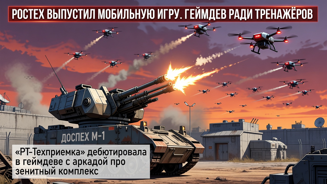 Ростех выпустил мобильную игру. Геймдев ради тренажёров