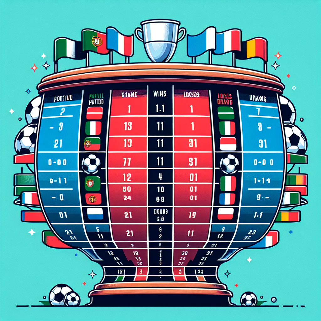 История Встреч Между Сборными Португалии И Люксембурга: Анализ Турнирных Таблиц