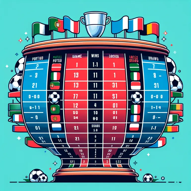 История Встреч Между Сборными Португалии И Люксембурга: Анализ Турнирных Таблиц